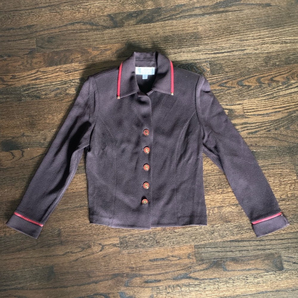 Vintage St. John Collection by Marie Gray Knit Jacket